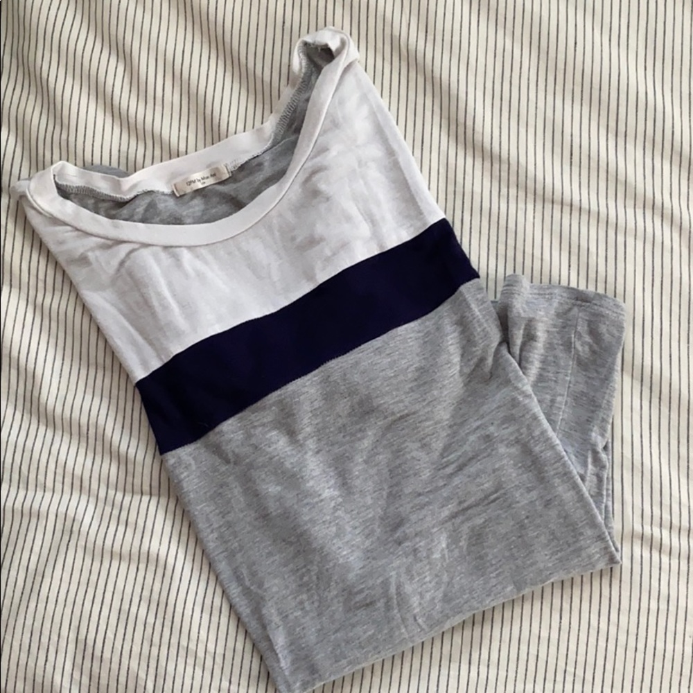 Striped short sleeve tee
